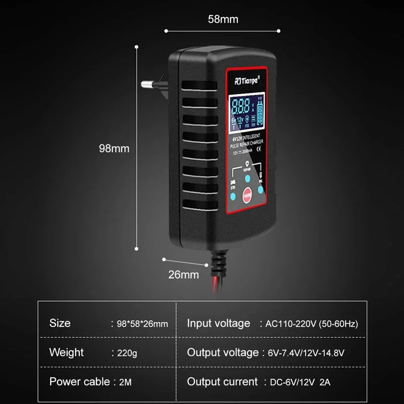 Smart Battery Charger for Car