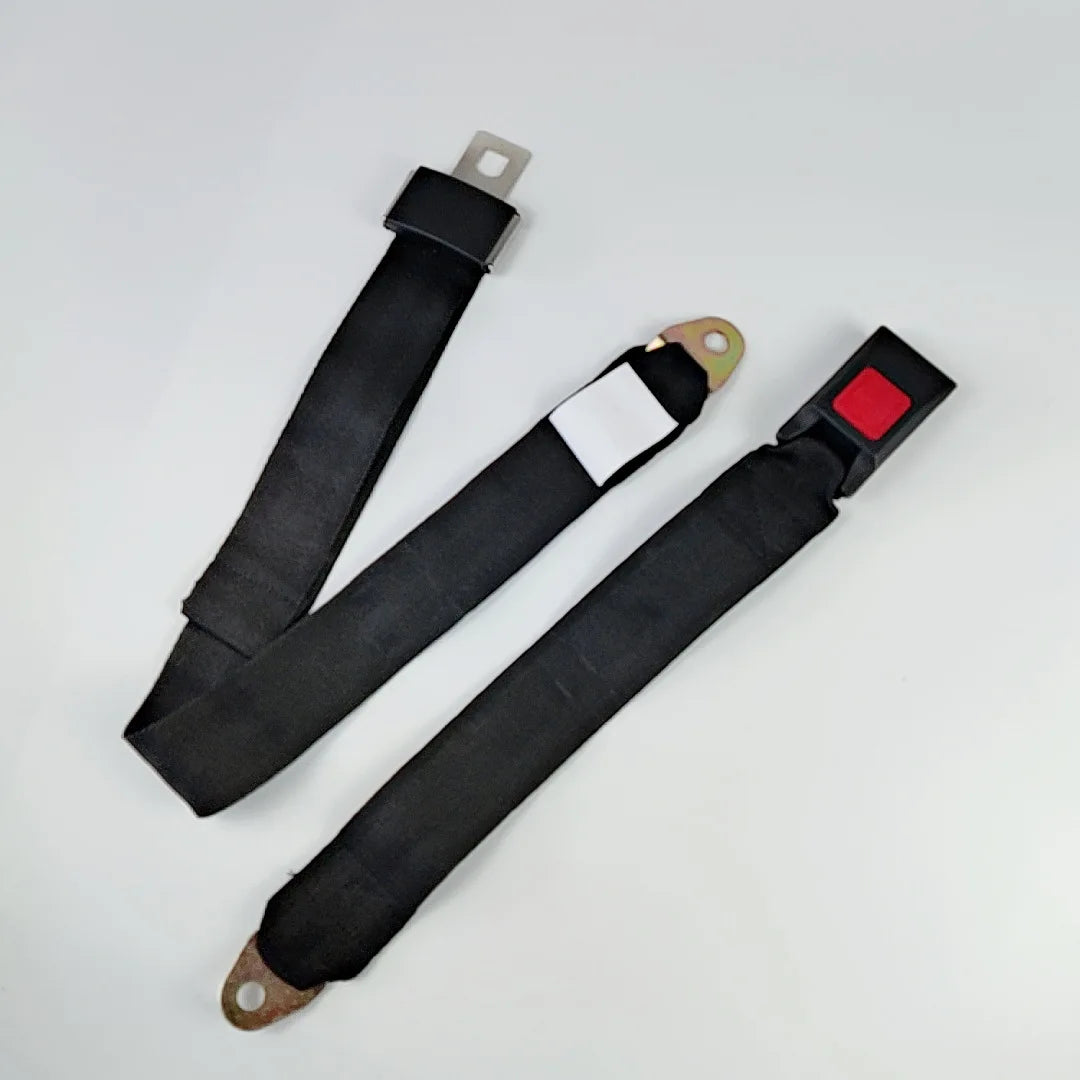 Two-point simple car seat belt