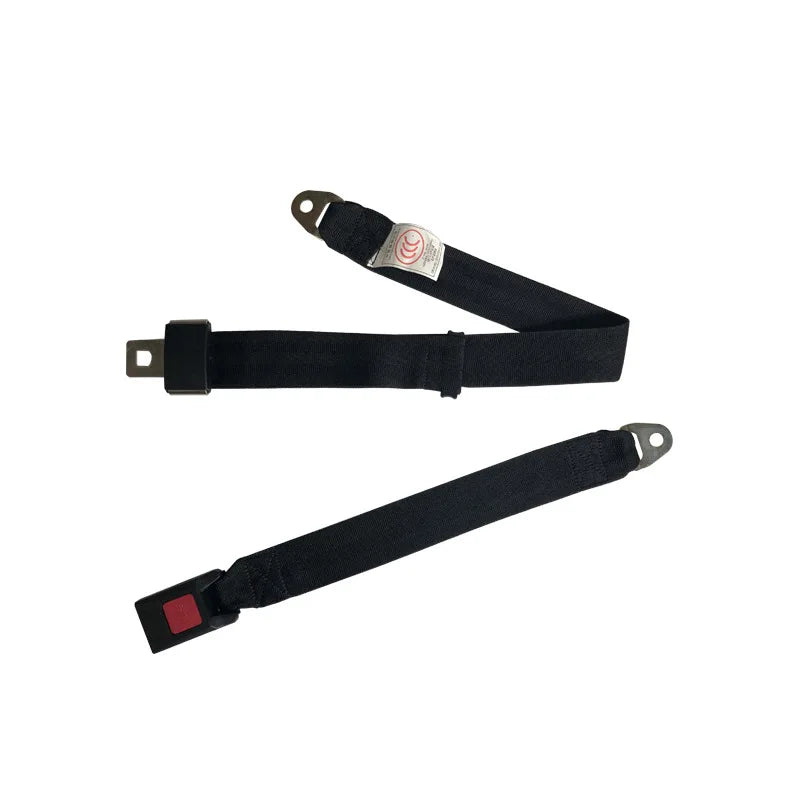 Two-point simple car seat belt