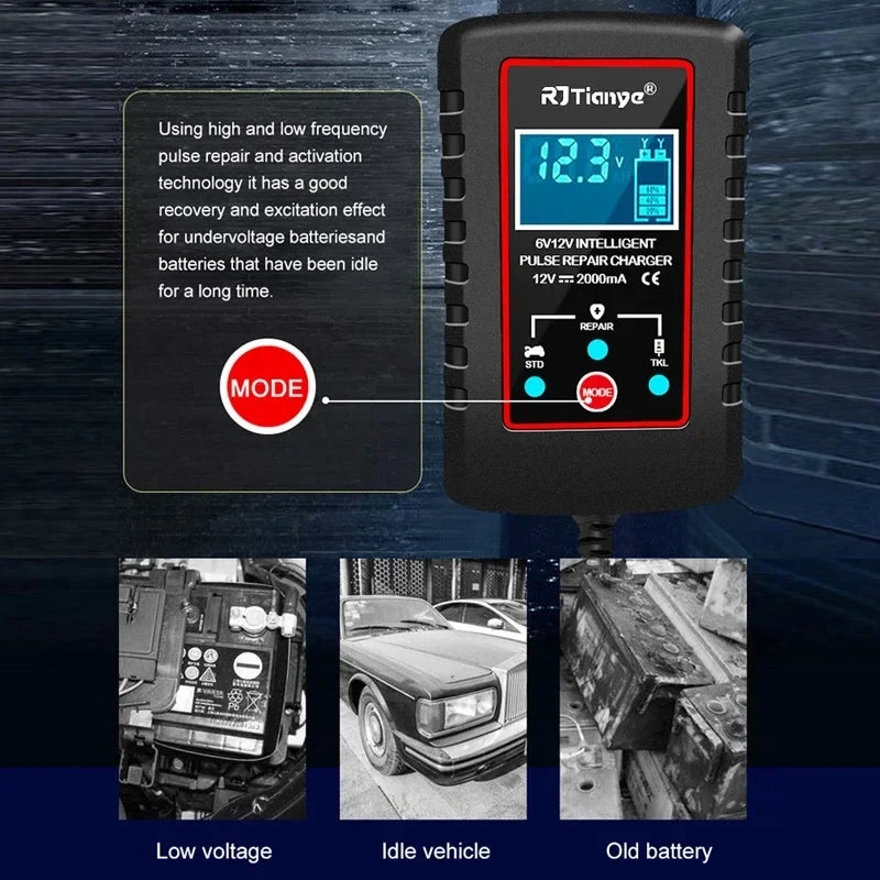 Smart Battery Charger for Car