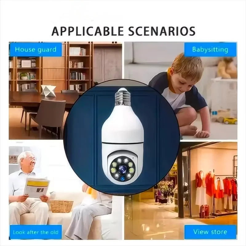 Bulb WIFI Surveillance Camera