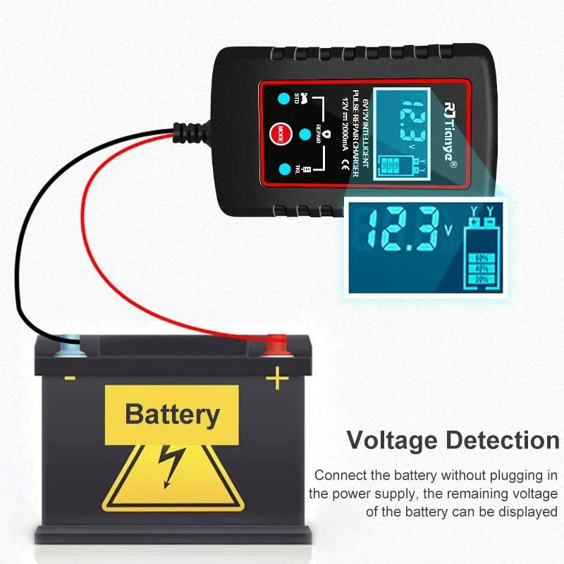 Smart Battery Charger for Car