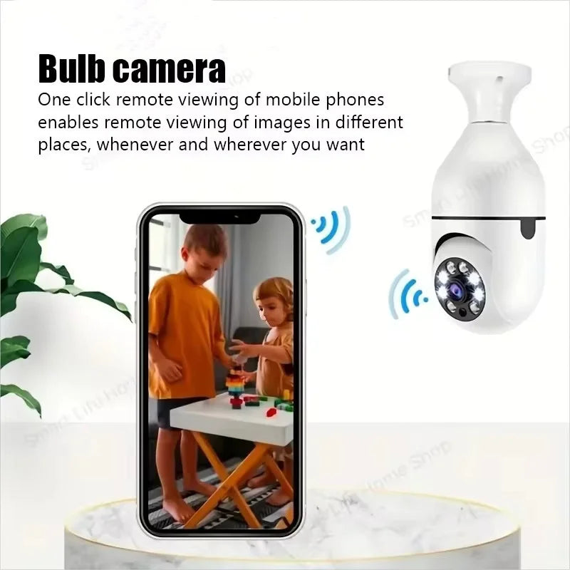Bulb WIFI Surveillance Camera