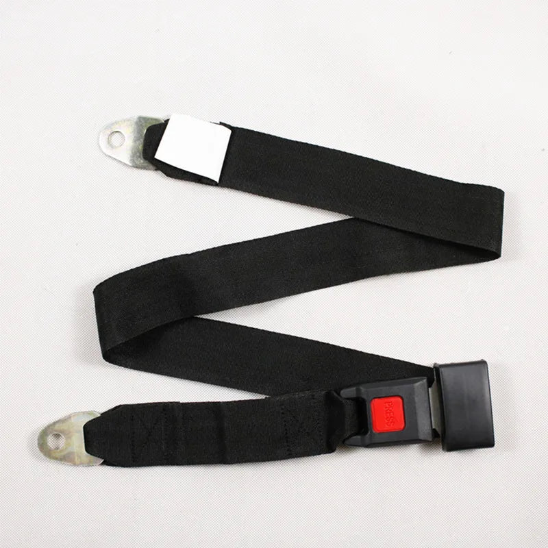 Two-point simple car seat belt