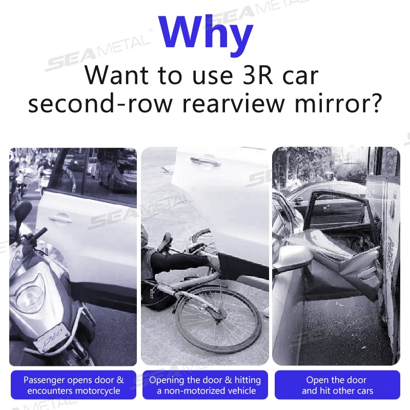 Car Rearview Mirror Auxiliary