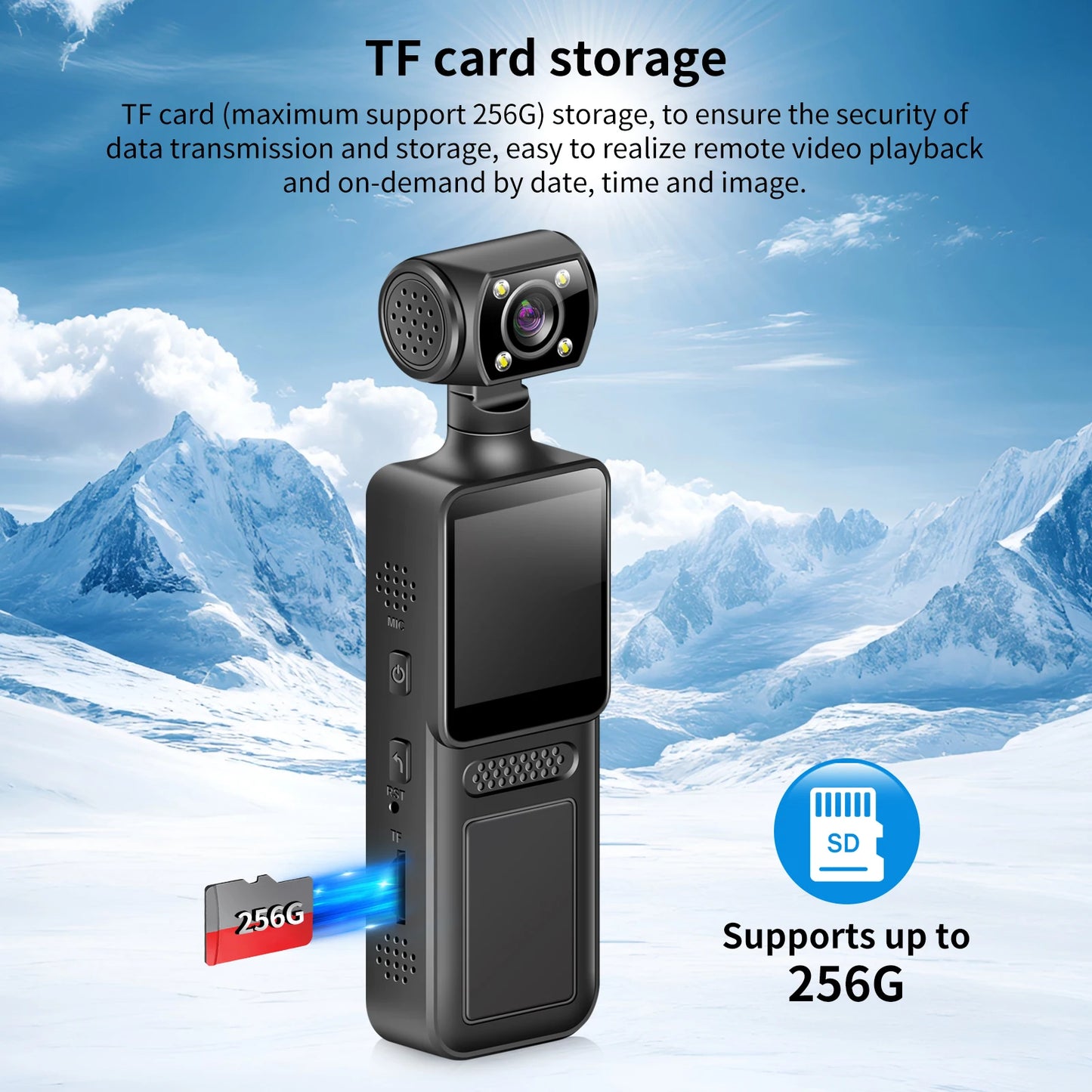 Mini Camera With Wifi Hotspot.
