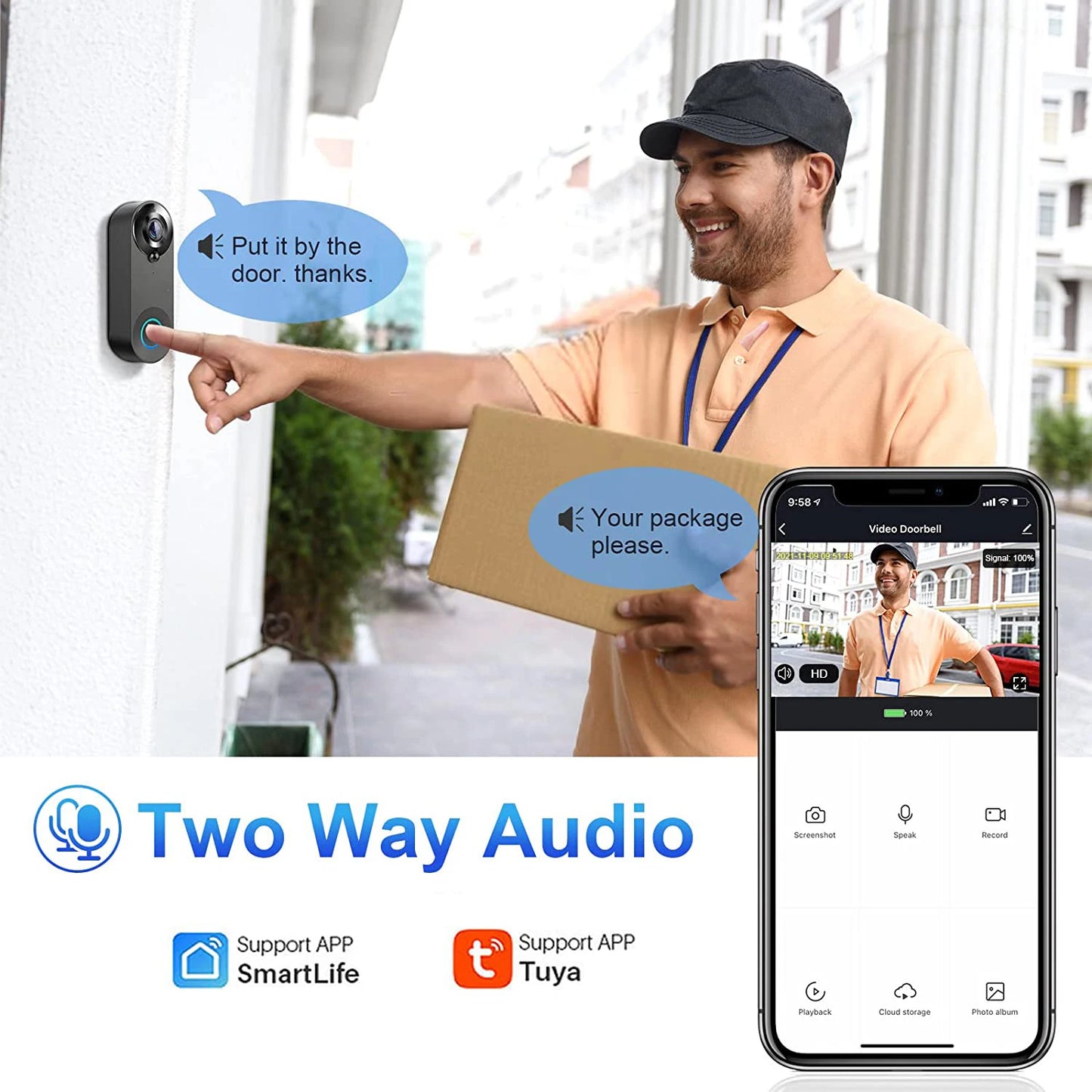 Wireless Video Doorbell Camera WiFi