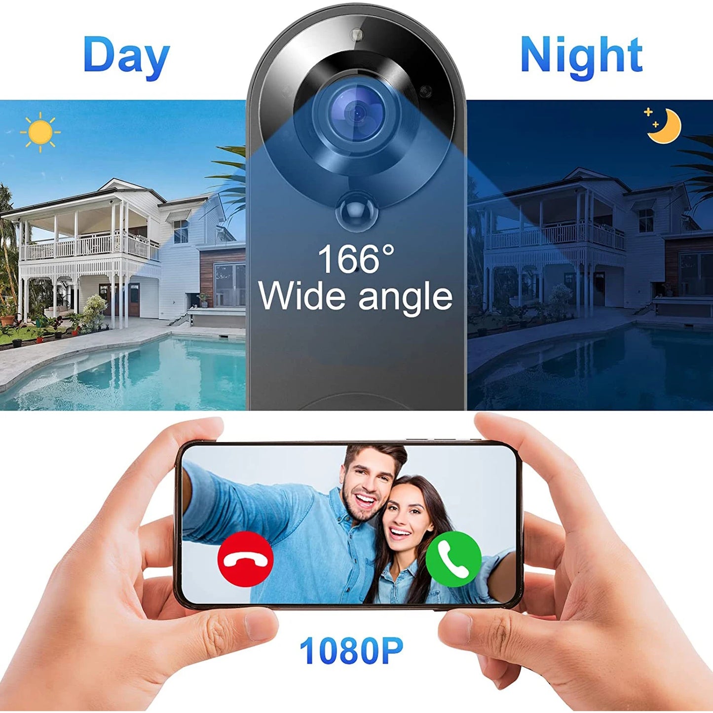 Wireless Video Doorbell Camera WiFi